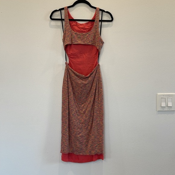 Bebe Open Back Multicolor Summer Dress - Size XS - Picture 3 of 6